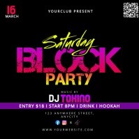 Saturday Block Party Template | PosterMyWall