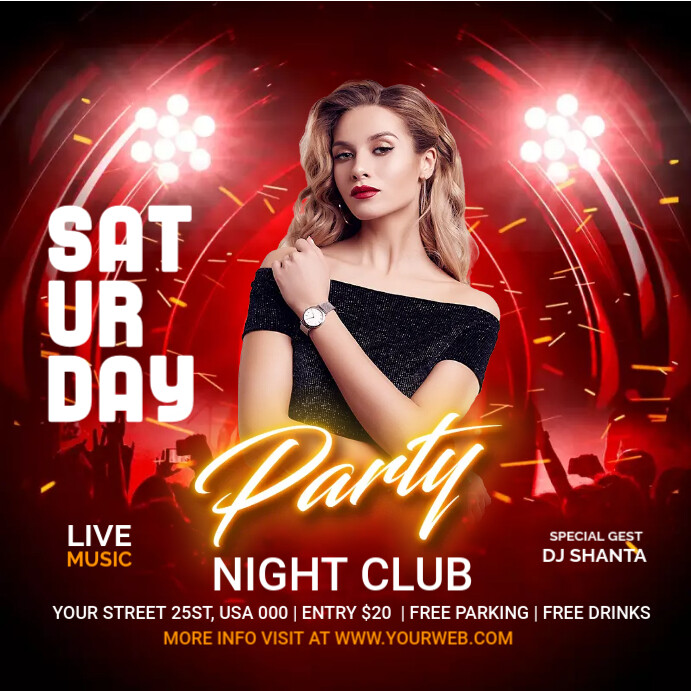 Saturday Template | PosterMyWall