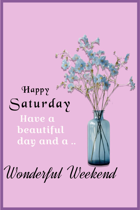 saturday Template | PosterMyWall