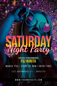 Night Party Poster Template | PosterMyWall