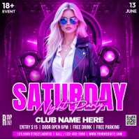 Saturday Night Party Isikwele (1:1) template