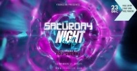 Saturday Night Party Annuncio Facebook template
