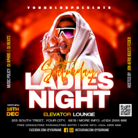 Saturday Night Party Event Template Instagram Post