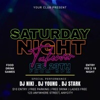 Saturday rave (2) Template | PosterMyWall