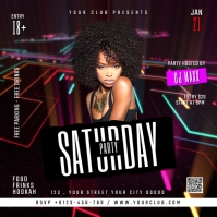Saturday Party Template | PosterMyWall