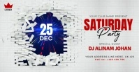 Saturday Party Template Facebook Shared Image