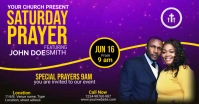 saturday prayer church flyer Facebook Shared Image template