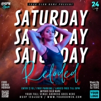SATURDAY RELODED Template | PosterMyWall