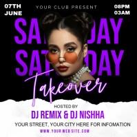 Saturday Takeover Instagram na Post template
