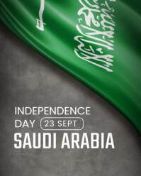 saudi arabia INDEPENDENCE day Instagram Portrait template