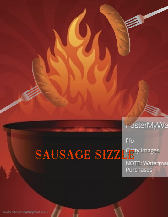 Modello Salsiccia Sfrigolare Postermywall