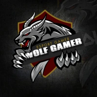 Savage Wolf Gamer Logo Ilogo template