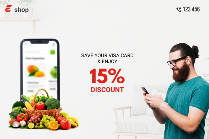 Save Card Discount Template | PosterMyWall