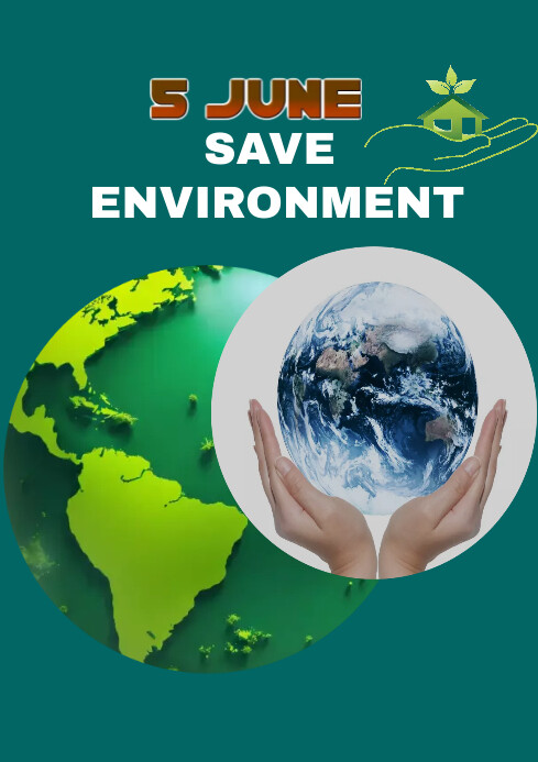 Save environment A1 template | PosterMyWall