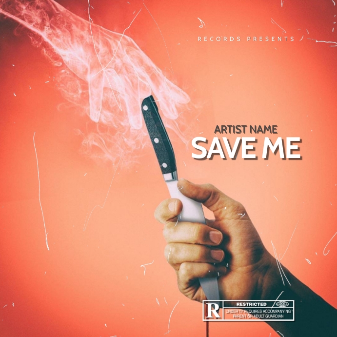 Save me Template PosterMyWall