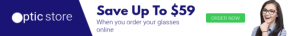 Save On Glasses Optik Store Banner Tabla de posiciones template