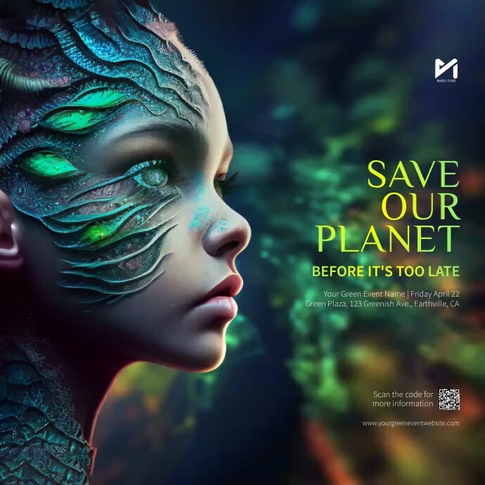 Save Our Planet Earth Day Ad Template PosterMyWall save-our-planet-earth-day-ad-template-postermywall