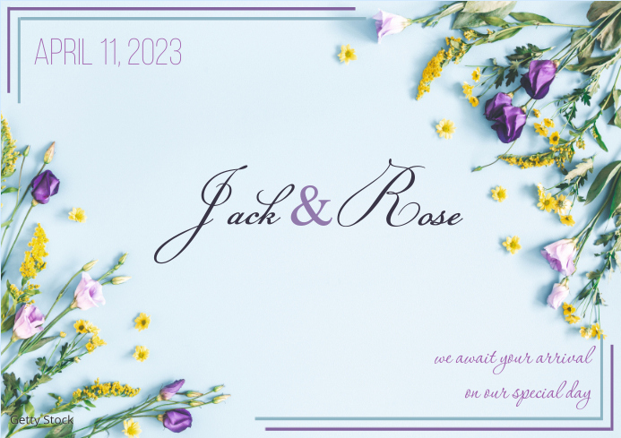 Save The Date (1) A4 template