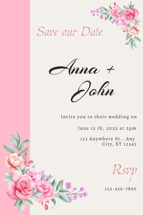 Save The Date Banner Template PosterMyWall