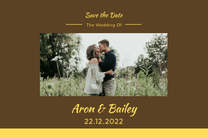 Save The Date Banner Template | PosterMyWall