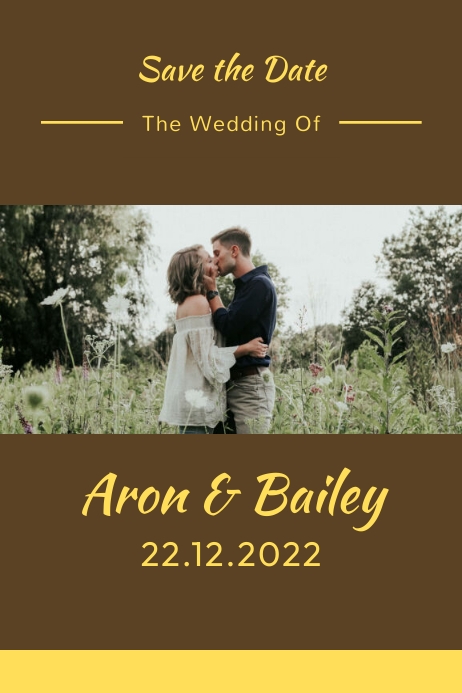 Image 13 for Save The Date Banner Template