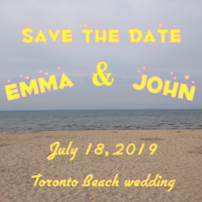 Save the Date Beach Template PosterMyWall