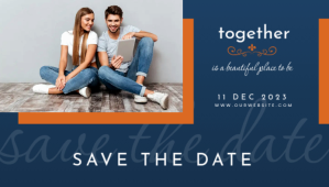 Save the Date Blog Header template