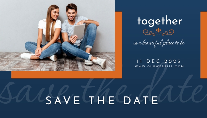 Date Blog Design Save the Date Blog Header Template | PosterMyWall