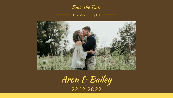 Save The Date Businese Card template