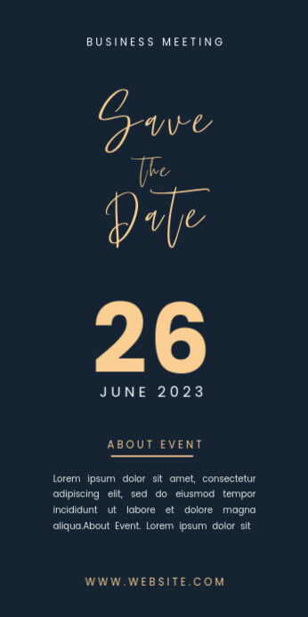 Image 8 for Save The Date Business Event Templates