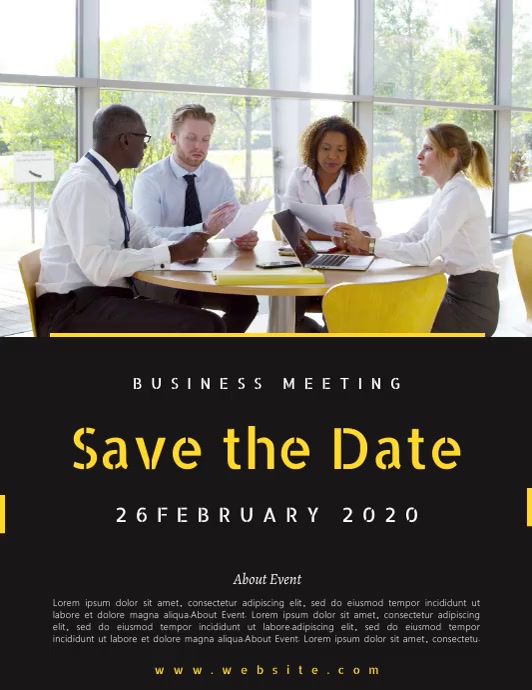 copy-of-save-the-date-business-meeting-template-postermywall