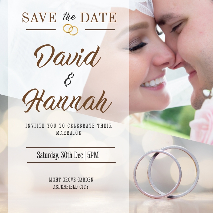 Sjabloon Save The Date PosterMyWall sjabloon-save-the-date-postermywall