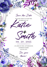 save the date A4 template