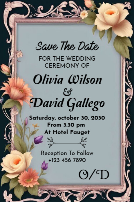 Save The Date Template PosterMyWall Save The Date Template PosterMyWall