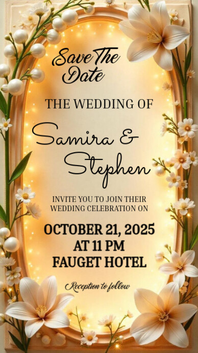 SAVE THE DATE Instagram Story template