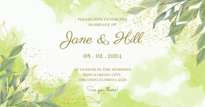 SAVE THE DATE Facebook Shared Image template
