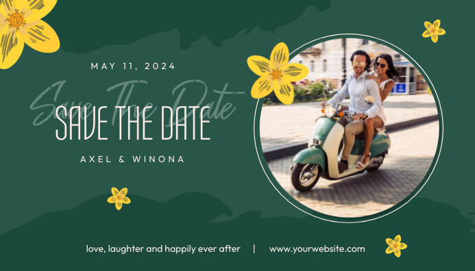 Date Blog Design Save The Date Template | PosterMyWall
