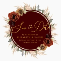Save the Date Instagram Post template