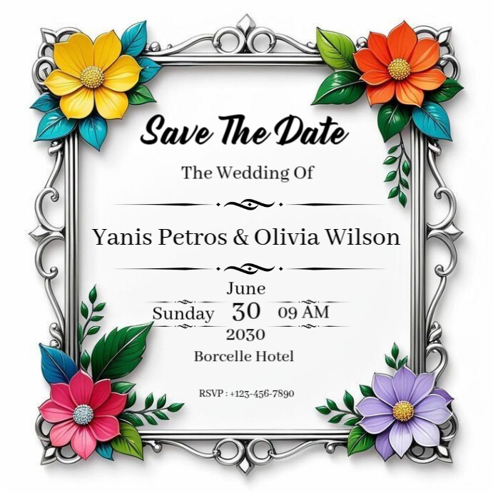 Save The Date Template | PosterMyWall