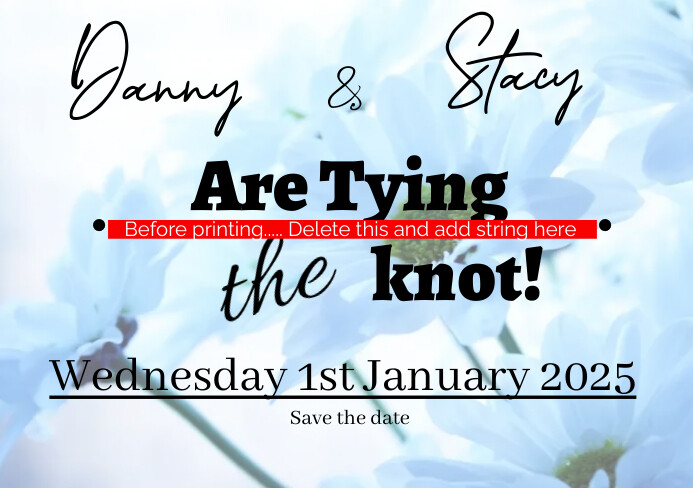 Save The Date Template PosterMyWall