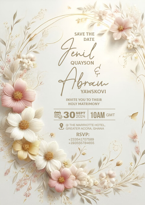 Modèle Save the Date | PosterMyWall