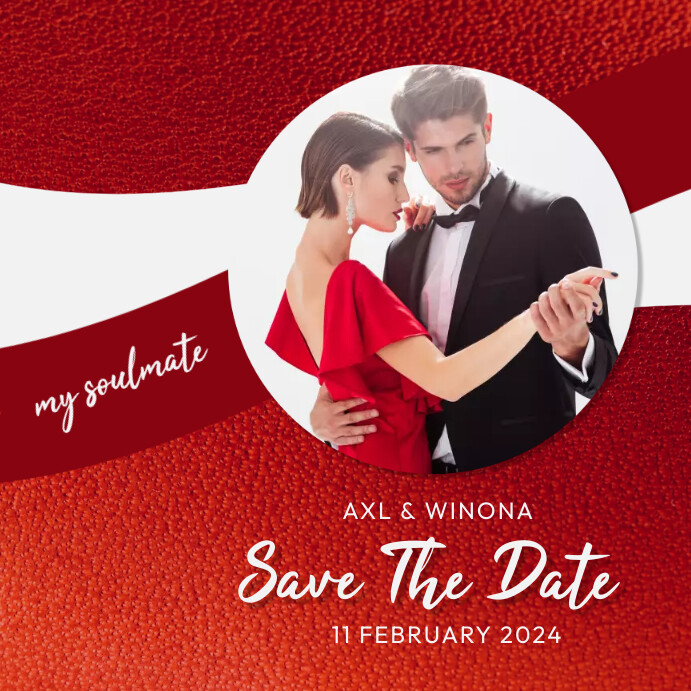 Valentines Day Save the Date Design