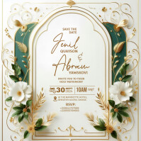 Save the Date Instagram Post template