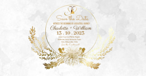 save the date Gedeelde afbeelding op Facebook template