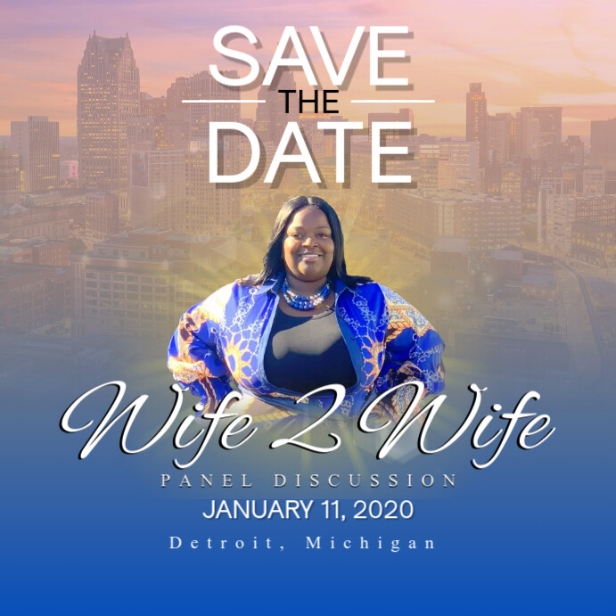 Save the Date Event Flyer Instagram-opslag template