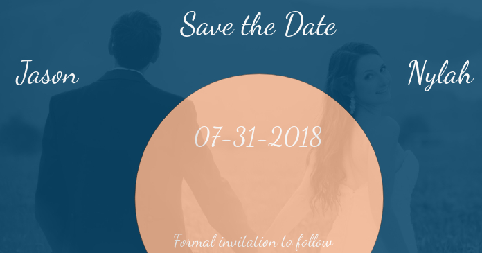 Save The Date Facebook Template Postermywall