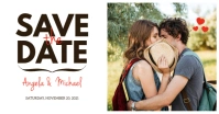 Save The Date Facebook Share Photo template