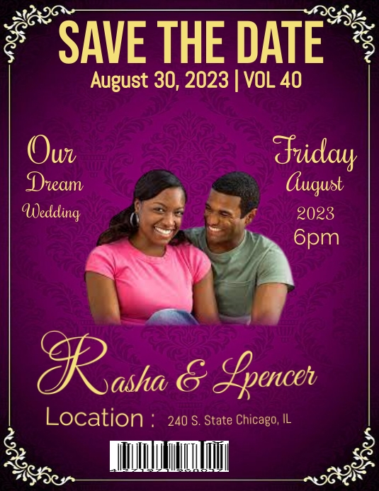 save the date flyer  announcement flyer , wed template