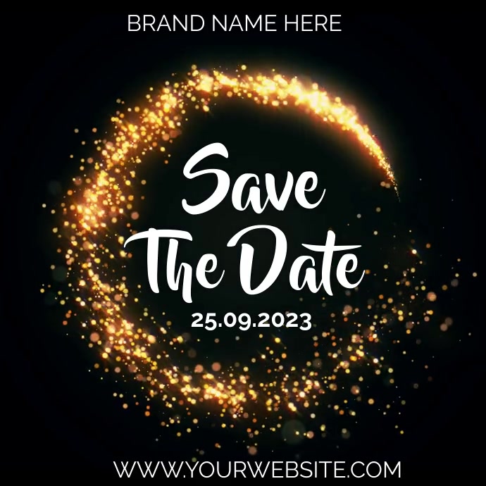 Save The Date Flyer Template PosterMyWall