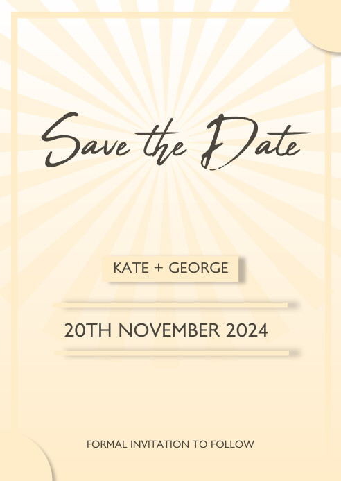 Image 19 for Save The Date Flyer Template